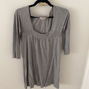 So Low grey jersey dress